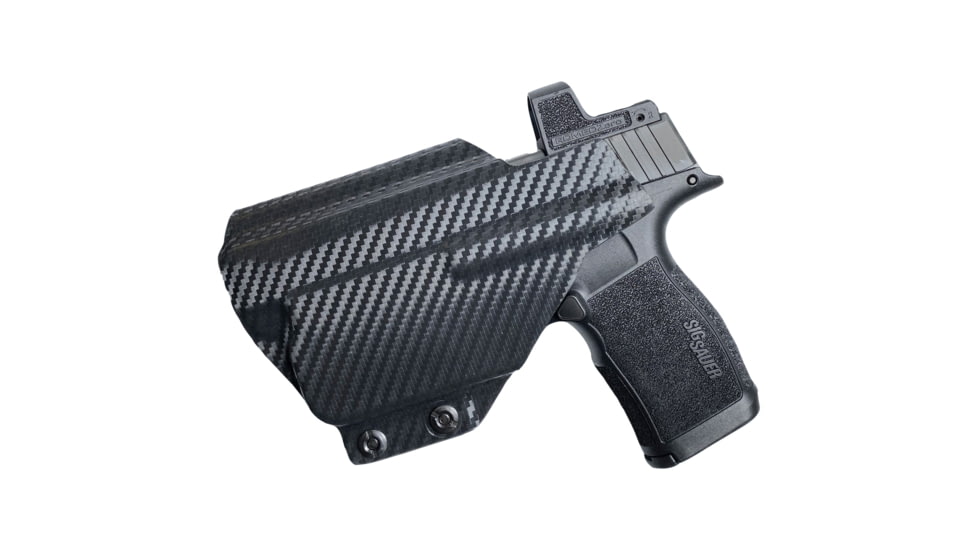 Black Scorpion Outdoor Gear Sig Sauer P365 XL w/ TLR-6 Belt Wing Tuckable Holster, Right, Carbon Fiber, HC23-365XLTLR6-CFRH