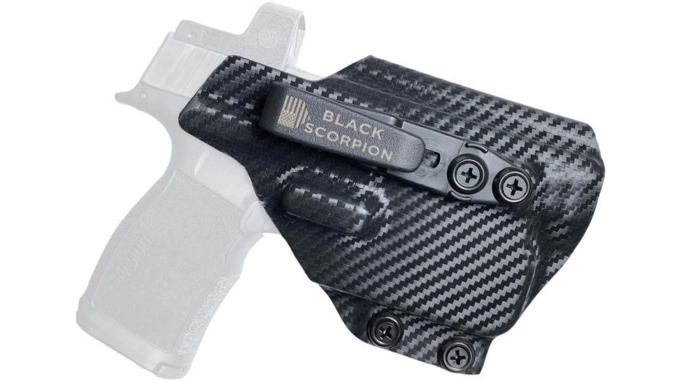 Black Scorpion Outdoor Gear Sig Sauer P365 XL w/ TLR-6 Belt Wing Tuckable Holster, Right, Carbon Fiber, HC23-365XLTLR6-CFRH