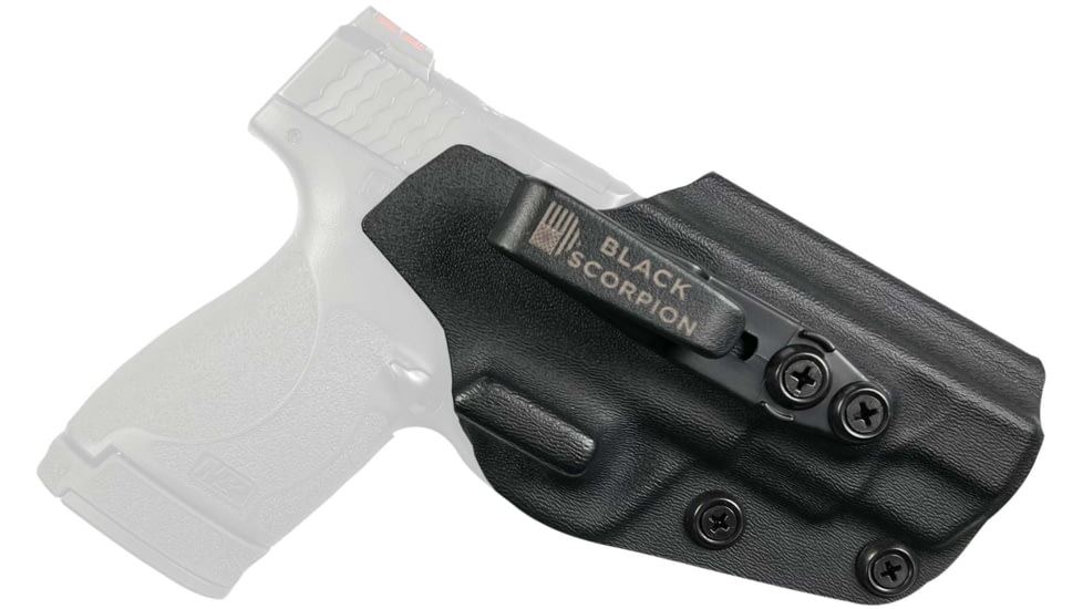 Black Scorpion Outdoor Gear Smith &amp; Wesson M&amp;P Shield Plus 4 IWB Belt Wing Tuckable Holster, Right, Black, HC23-SHIELDPPC4-BKRH