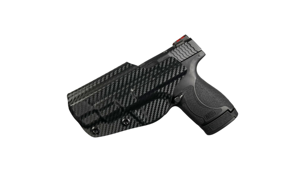 Black Scorpion Outdoor Gear Smith &amp; Wesson M&amp;P Shield Plus 4 IWB Belt Wing Tuckable Holster, Right, Carbon Fiber, HC23-SHIELDPPC4-CFRH