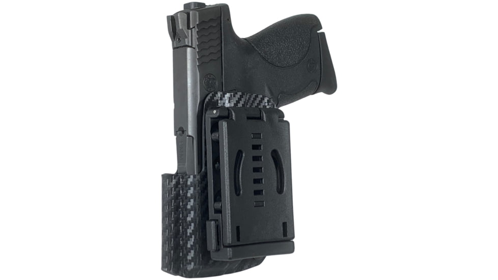 Black Scorpion Outdoor Gear Smith &amp; Wesson M&amp;P Shield Pro IDPA Holster, Right Hand, Carbon Fiber, HC03-IDPA-SHIELD-CFRH