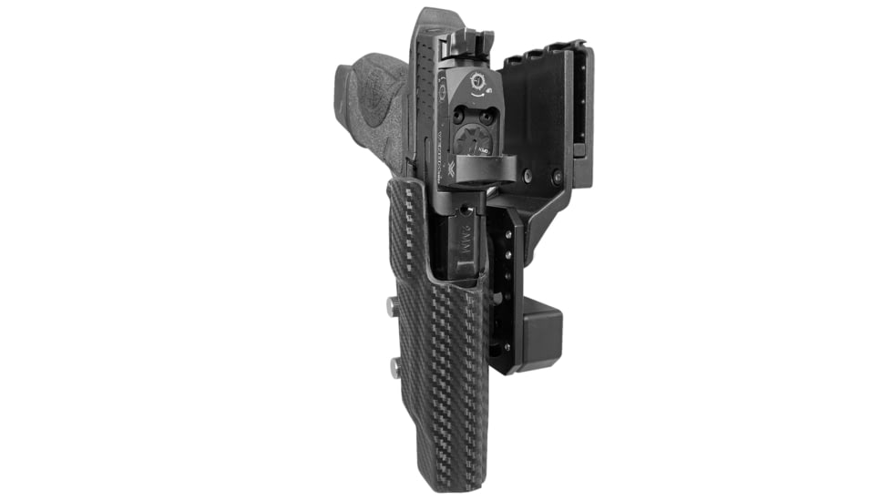 Black Scorpion Outdoor Gear Smith &amp; Wesson M&amp;P9, M&amp;P40 M2.0 5in Pro Competition Holster, Right Hand, Carbon Fiber, HC04-USPSA-MP5CFRH