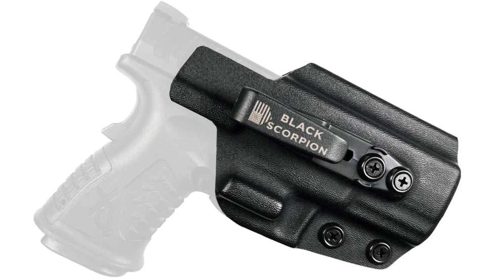 Black Scorpion Outdoor Gear Springfield XD-M Elite 4.5 IWB Belt Wing Tuckable Holster, Right, Black, HC23-XDM45-BK