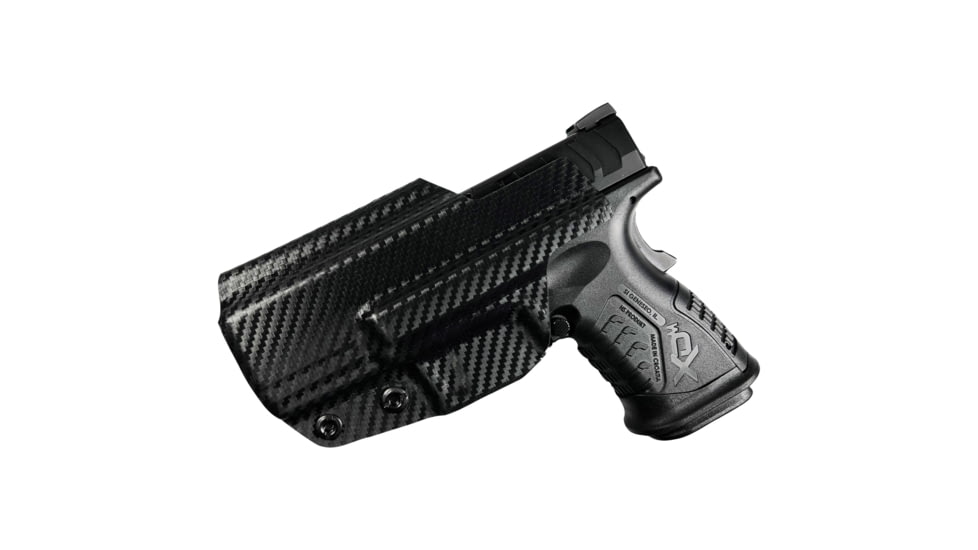Black Scorpion Outdoor Gear Springfield Armory XD-M Elite 3.8 Belt Wing Tuckable Holster, Right, Carbon Fiber, HC23-XDME3-CF