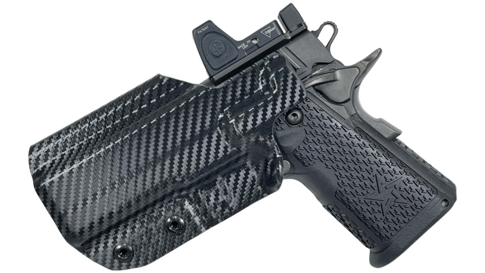Black Scorpion Outdoor Gear Staccato C2 IWB Belt Wing Tuckable Holster, Right, Carbon Fiber, HC23-STAC2-CF
