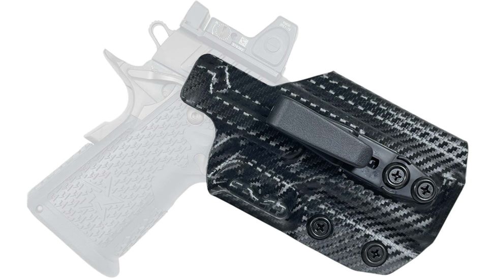 Black Scorpion Outdoor Gear Staccato C2 IWB Belt Wing Tuckable Holster, Right, Carbon Fiber, HC23-STAC2-CF