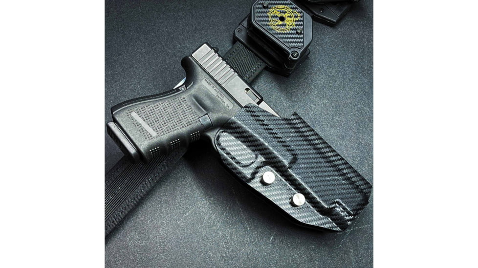 Black Scorpion Outdoor Gear Staccato C2 Pro Heavy Duty Competition Holster, Left, Black/Black, HCD1-USPSABS-STAC2BKLH