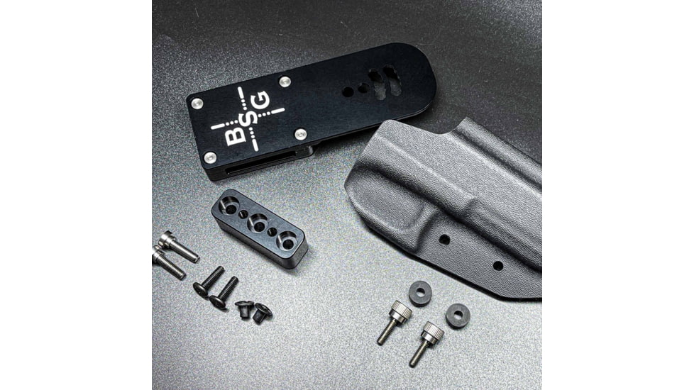 Black Scorpion Outdoor Gear Staccato C2 Pro Heavy Duty Competition Holster, Left, Black/Black, HCD1-USPSABS-STAC2BKLH