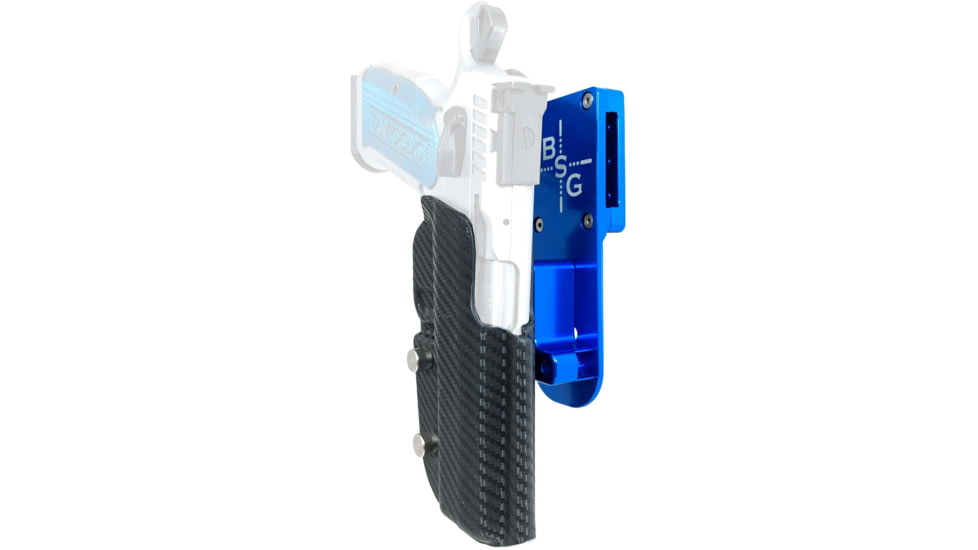 Black Scorpion Outdoor Gear Tanfoglio Stock 2 Pro Heavy Duty Competition Holster, Right, Blue/Carbon Fiber, HCD3-USPSABS-STOCKIICFRH