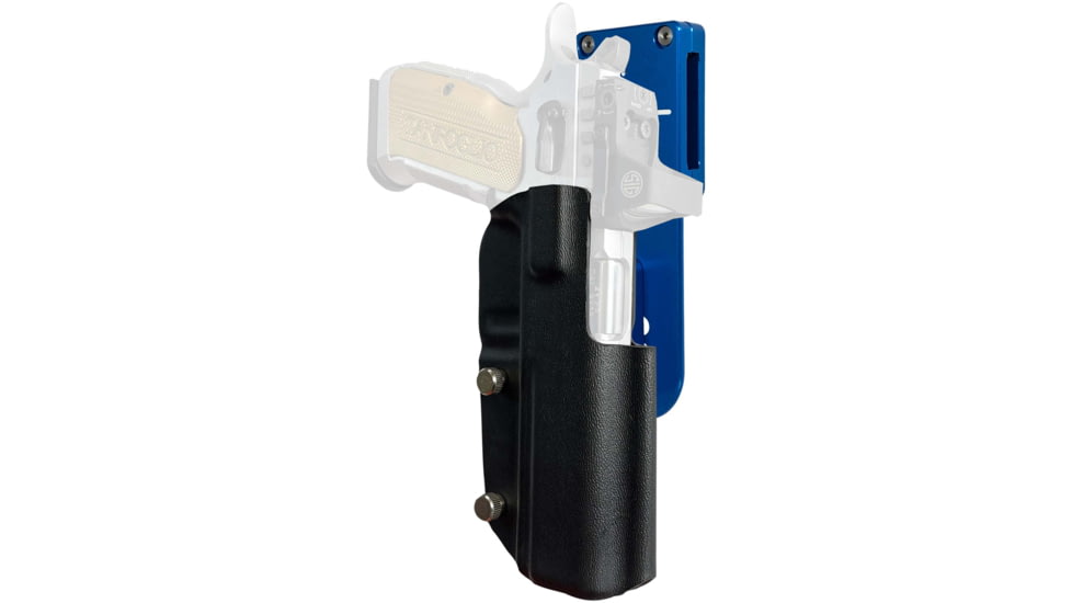 Black Scorpion Outdoor Gear Tanfoglio Stock 3 Pro Heavy Duty Competition Holster, Right, Blue/Black, HCD3-USPSABS-STOCK3BKRH