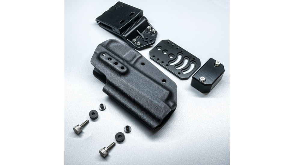 Black Scorpion Outdoor Gear USPSA Grand Master Production Holster / Shooting Belt Combo, 2011 USPSA, Black, Medium, CO06-MP01H042011-BTMBK
