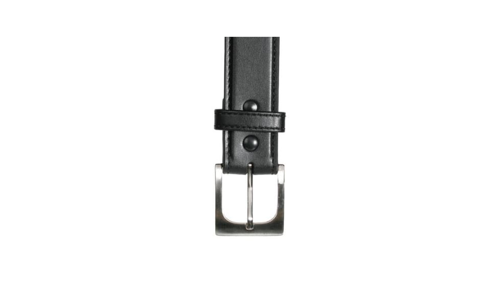 BlackHawk 4113 CQC Pistol Belt, Black, 30in waist, Carbon Fiber Finish, Brushed Nickel Buckle 411330CBK