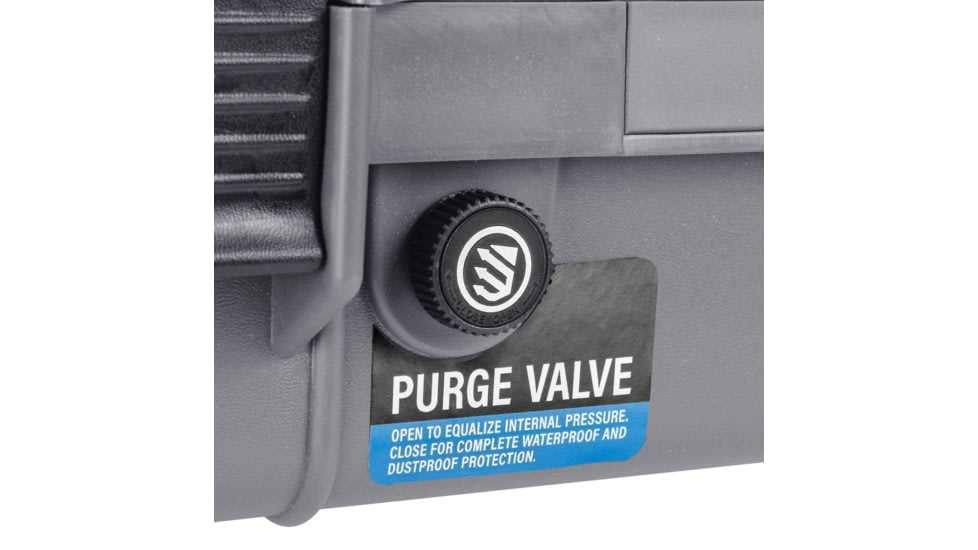 BlackHawk 48in Waterproof Roller Hard Rifle Case w/Foam, Gray, BH00014-GRA