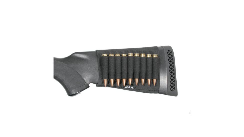 BlackHawk Butt Stock Shell Holder for Rifles, Black - 74SH00BK