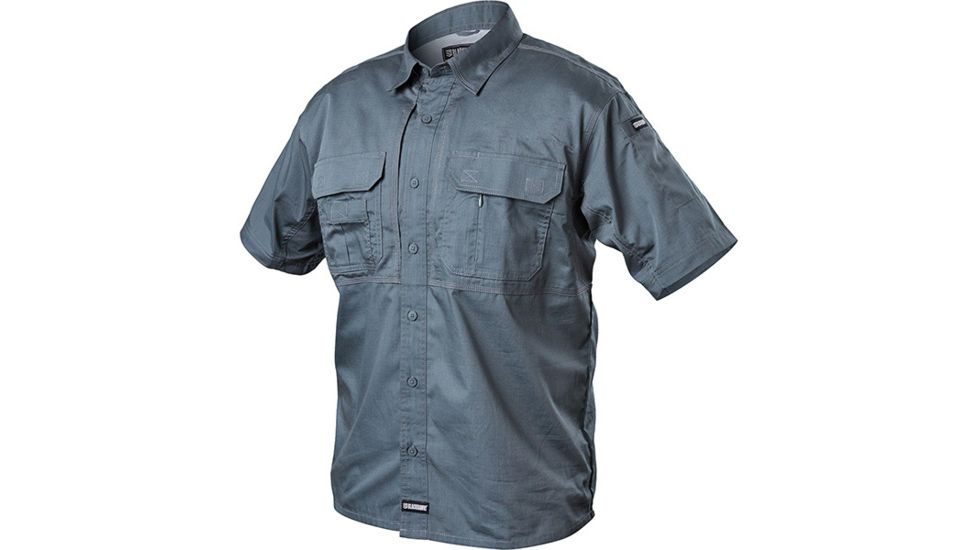 Blackhawk Men's Pursuit Short Sleeve Shirt, Steel, Large, TS02SELG
