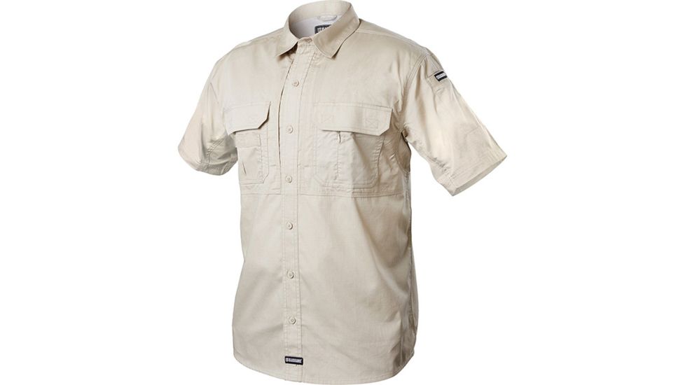 Blackhawk Men's Pursuit Short Sleeve Shirt, Stone, Extra Large, TS02SNXL