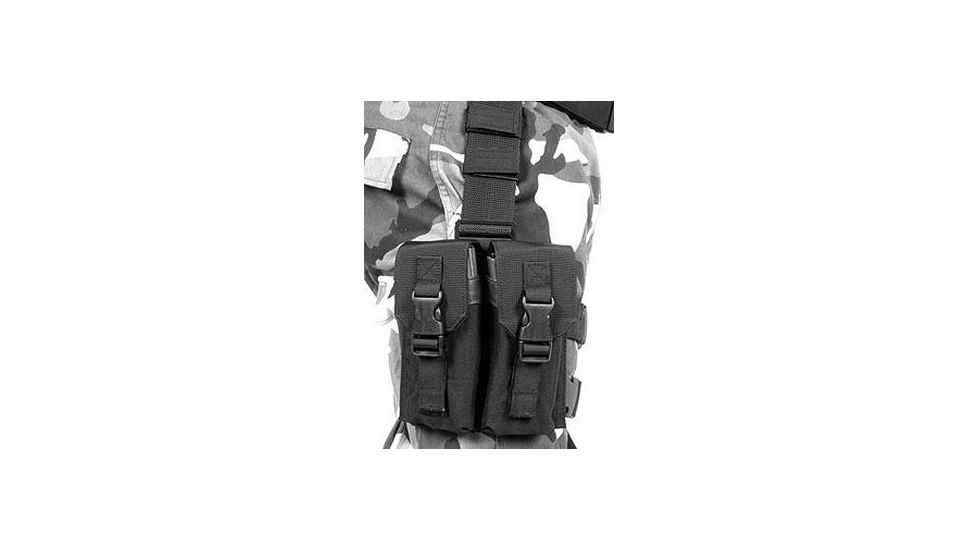 BlackHawk Omega M16/AR15 Double Magazine Pouch, Black 561601BK