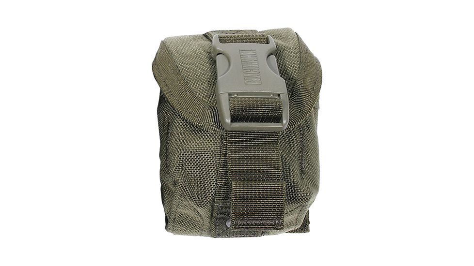 BlackHawk S.T.R.I.K.E. Single Frag Grenade Pouch, Olive Drab, Speed Clip 38CL12OD-GSA