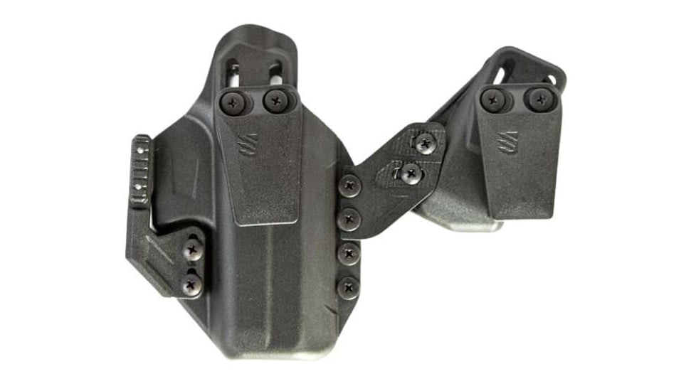 BlackHawk Stache IWB Belt Clip, Non-Tuckable 1.75in, Black, Bag, 416A08BK