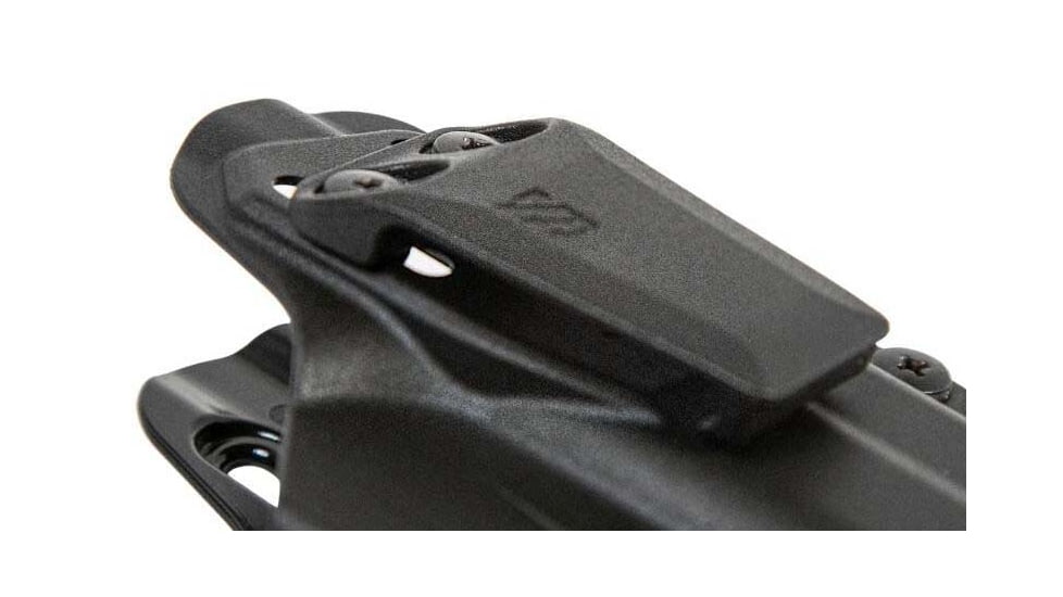 BlackHawk Stache IWB Belt Clip, Non-Tuckable 1.75in, Black, Bag, 416A08BK