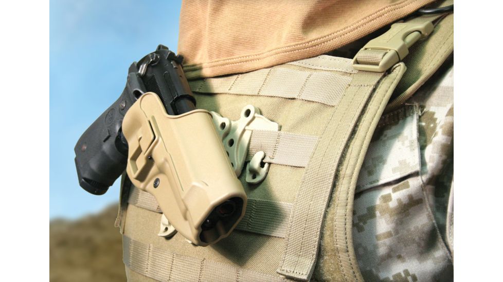 Blackhawk STRIKE Platform with Serpa Holster, Beretta - Left Hand, Coyote Tan 40CL01CT-L