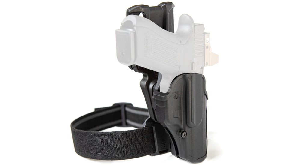 BlackHawk T-Series L2C Overt LB Glock 17 TLR7/8 L 19/22/23/31/32/45/47, Box, Black, 411200BKL