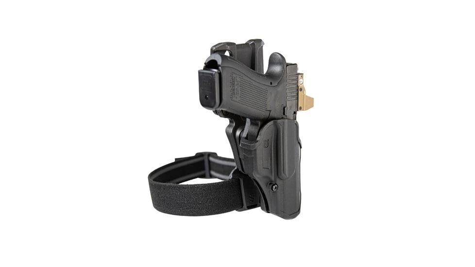 BlackHawk T-Series L2C Overt Polymer OWB Belt Holster, Springfield Echelon, Right Hand, Black, 411791BKR