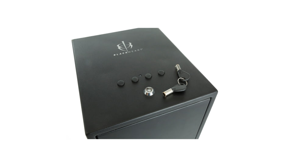 Blackheart Double Gun Hard Pistol Vault, Black, 1601240