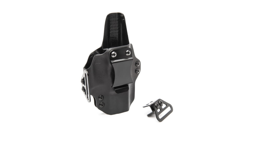 BlackPoint Tactical Dual Point IWB Holster, Fits Sig P365 AXG Legion, Black Kydex &amp; Leather, 1.75 Metal Strut Loop 171991