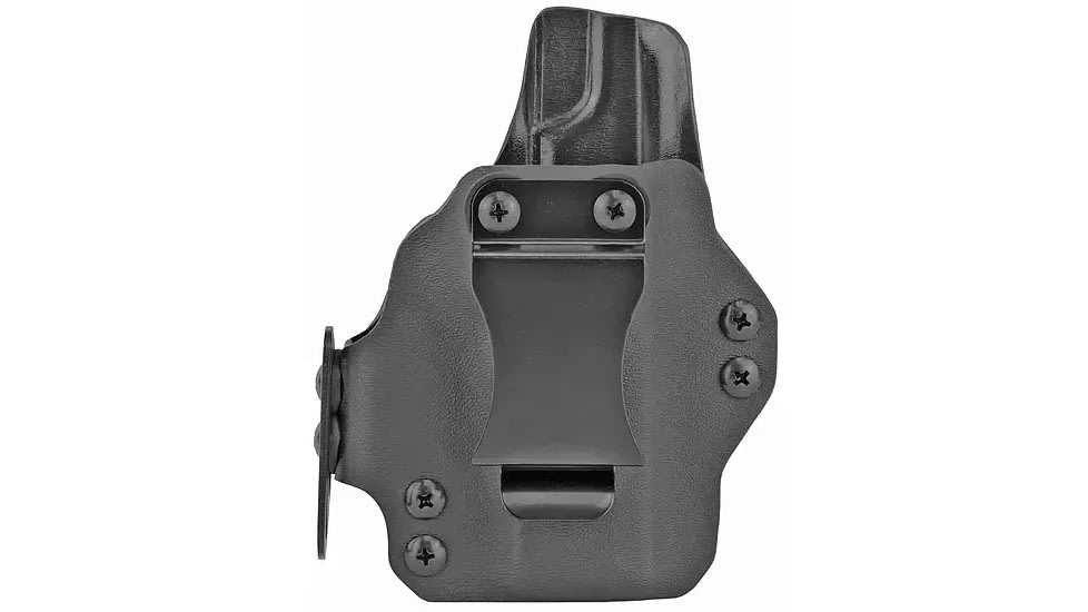 BlackPoint Tactical Dual Point IWB Holster, Fits Sig P365 AXG Legion, Black Kydex &amp; Leather, 1.75 Metal Strut Loop 171991