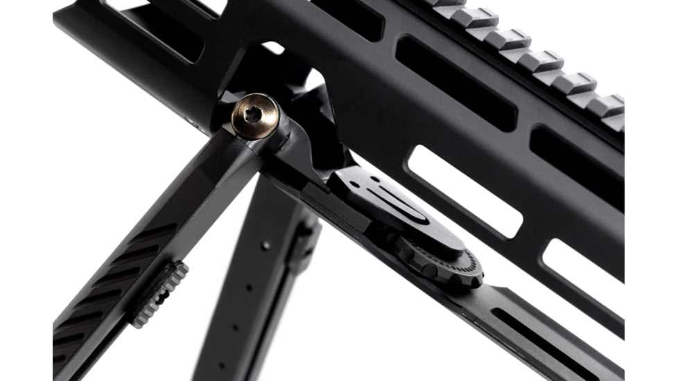 BLK LBL AR-15 Handguard w/ Integral Bipod, Black, 14 in, BL-AR15-B-14-BLK