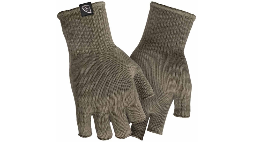 Blocker Outdoors Finisher Merino Fingerless Gloves - Men's, Grey, Extra large, 2305930-3031800