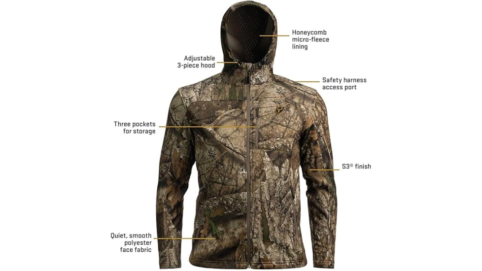 Blocker Outdoors Silentec Jacket - Mens, Real Tree APX, X-Large, 1408964