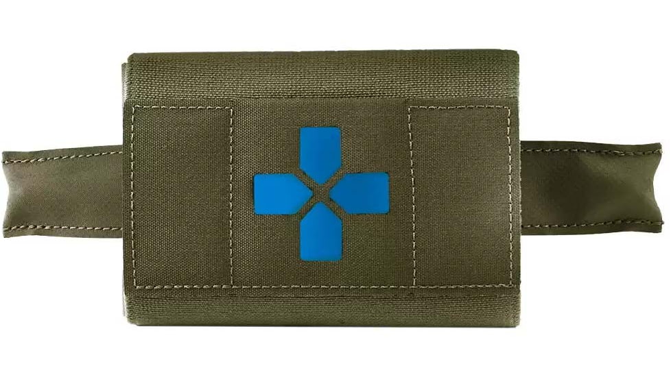 Blue Force Gear Helium Whisper Micro Trauma Kit Essentials Supplies, Ranger Green, HW-TKN-MTKN-ESS-RG