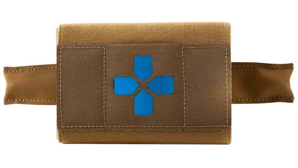 Blue Force Gear Helium Whisper Micro Trauma Kit Essentials Supplies, Coyote Brown, HW-TKN-MTKN-ESS-CB