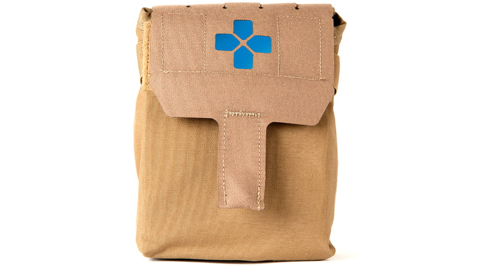 Blue Force Gear Helium Whisper Trauma Kit Essentials Supplies, Coyote Brown, HW-TKN-MED-ESS-CB