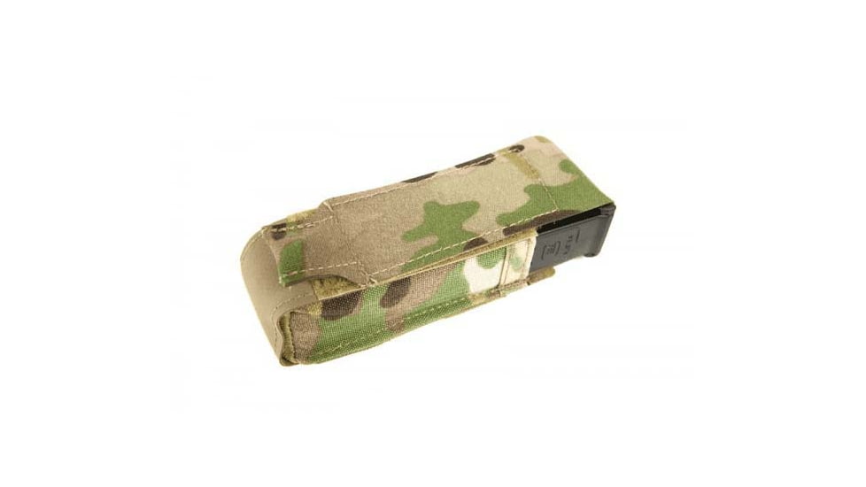 Blue Force Gear Single Pistol Mag Pouch with Bungee, Multicam, HW-M-PISTOL-1-BG-MC