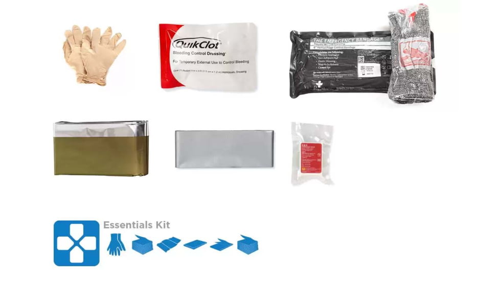 Blue Force Gear Small Trauma Kit NOW! Essentials Supplies, Coyote Brown, HW-TKN-SM-ESS-CB