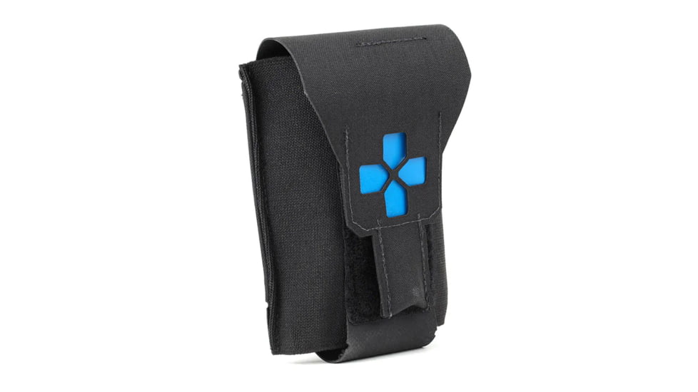 Blue Force Gear Version 2 Helium Whisper Micro Trauma Kit - Empty, Black, Small, HW-TKN-NANO-02-EMPTY-BK