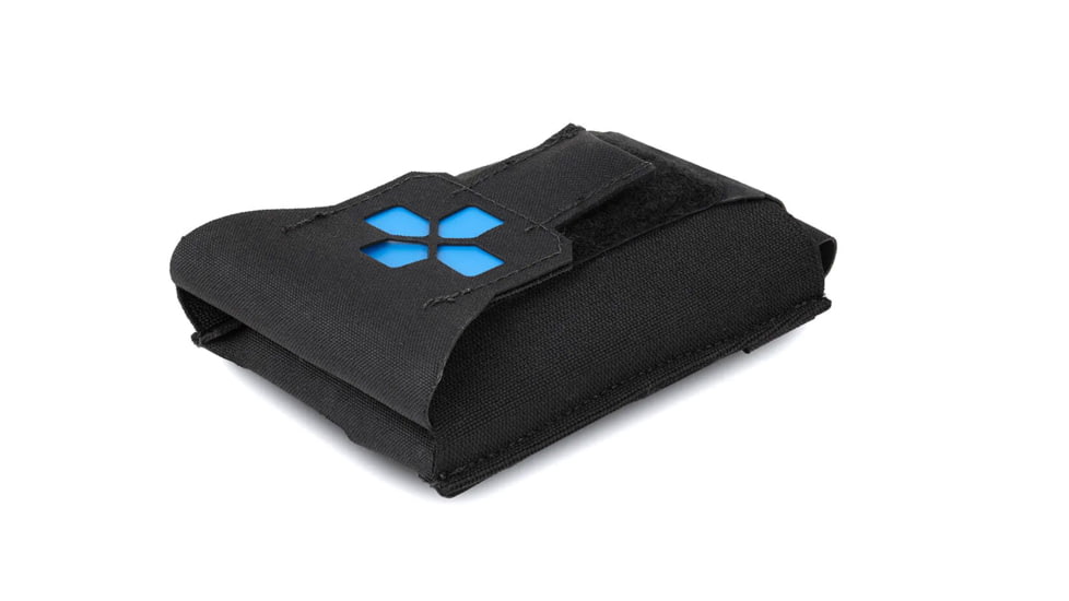 Blue Force Gear Version 2 Helium Whisper Micro Trauma Kit - Empty, Black, Small, HW-TKN-NANO-02-EMPTY-BK