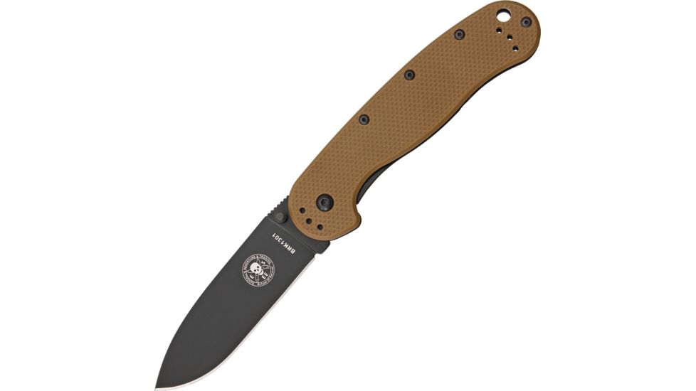 Blue Ridge Knives Avispa Coyote Brown Black Knife, Coyote Brown/Black BRK1301CBB