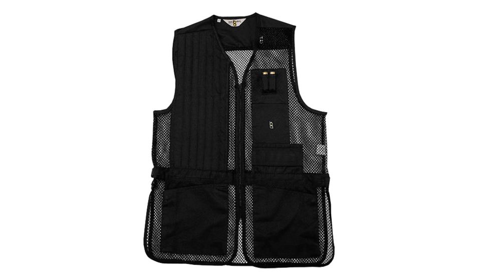 Bob Allen Mesh Shooting Vest, Black, Right Hand, Medium, 40081