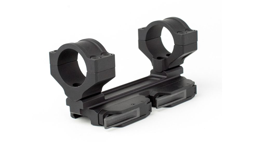 Bobro Engineering SCAR Dual Lever Mount 30mm Rings Right Side Levers, Black B17-187-300-RR