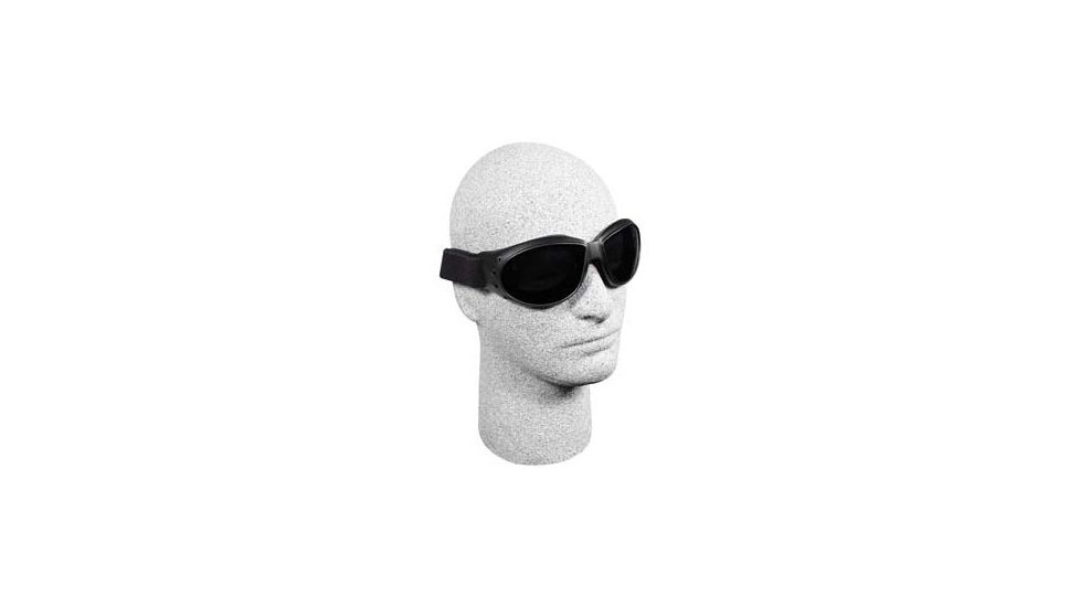 Bobster Cruiser Goggles, Black Frame, Smoke Anti-fog Lens