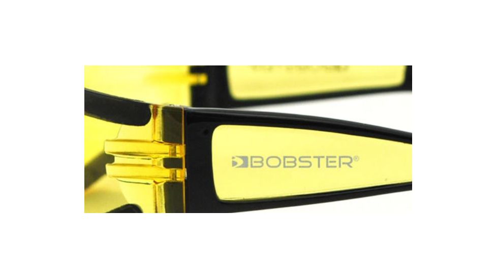 Bobster Shield II Sunglasses, Black Frame, Yellow Lens, ESH204