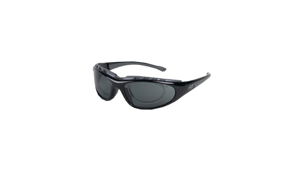 Body Specs Zappa Single Vision Prescription Sunglasses, Black Frame, ZAPPA-RX BLACK FRAME.13SV