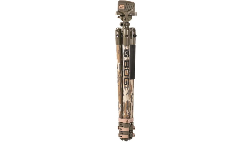 BOG Deathgrip Tripod w/E-Max Pro Muffs, Mossy Oak Bottomland, FDE, 1409158