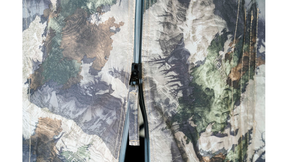 BOG Grave Digger 4-Hub Ground Hunting Blind, Mossy Oak Elements Terra, Brown, 1132996