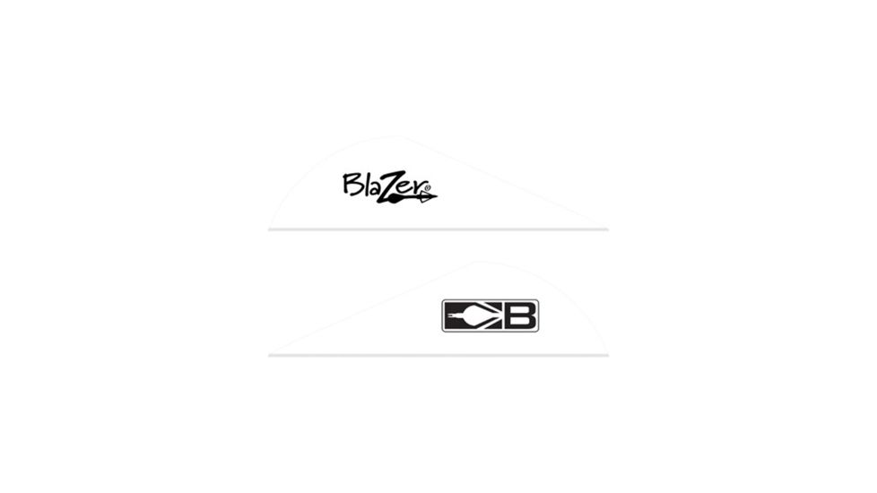Bohning Blazer Vanes 2'' Solid White 100pk
