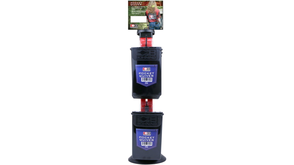 Bohning Pocket Quiver Counter Display, Black, 201035BK-12SF